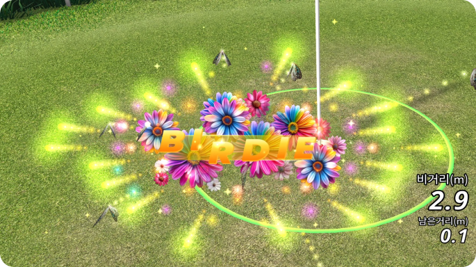 실제와 같은 코스 그래픽